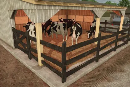 Old Cow Sheds for Farming Simulator 25 — 3