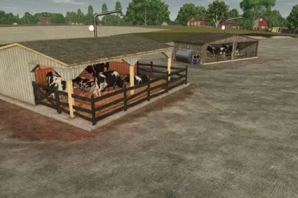 Old Cow Sheds for Farming Simulator 25 — 4