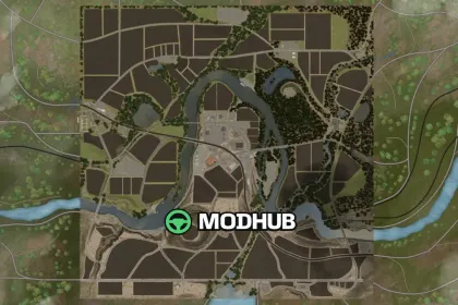 Legendäre Karte Riverbend The Aftermath v1100 — Postapokalyptische Wiedergeburt für FS25 — 2