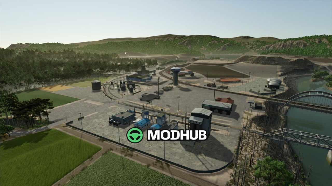 Legendäre Karte Riverbend The Aftermath v1100 — Postapokalyptische Wiedergeburt für FS25