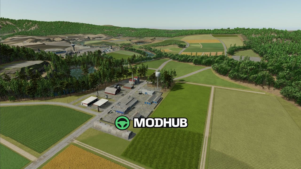 Legendäre Karte Riverbend The Aftermath v1100 — Postapokalyptische Wiedergeburt für FS25