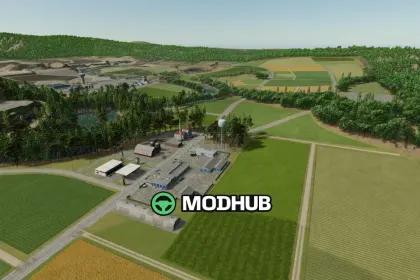 Legendäre Karte Riverbend The Aftermath v1100 — Postapokalyptische Wiedergeburt für FS25 — 4