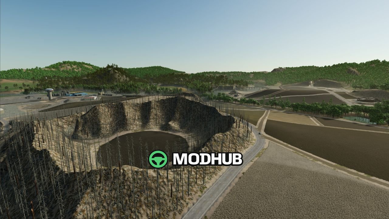 Legendäre Karte Riverbend The Aftermath v1100 — Postapokalyptische Wiedergeburt für FS25