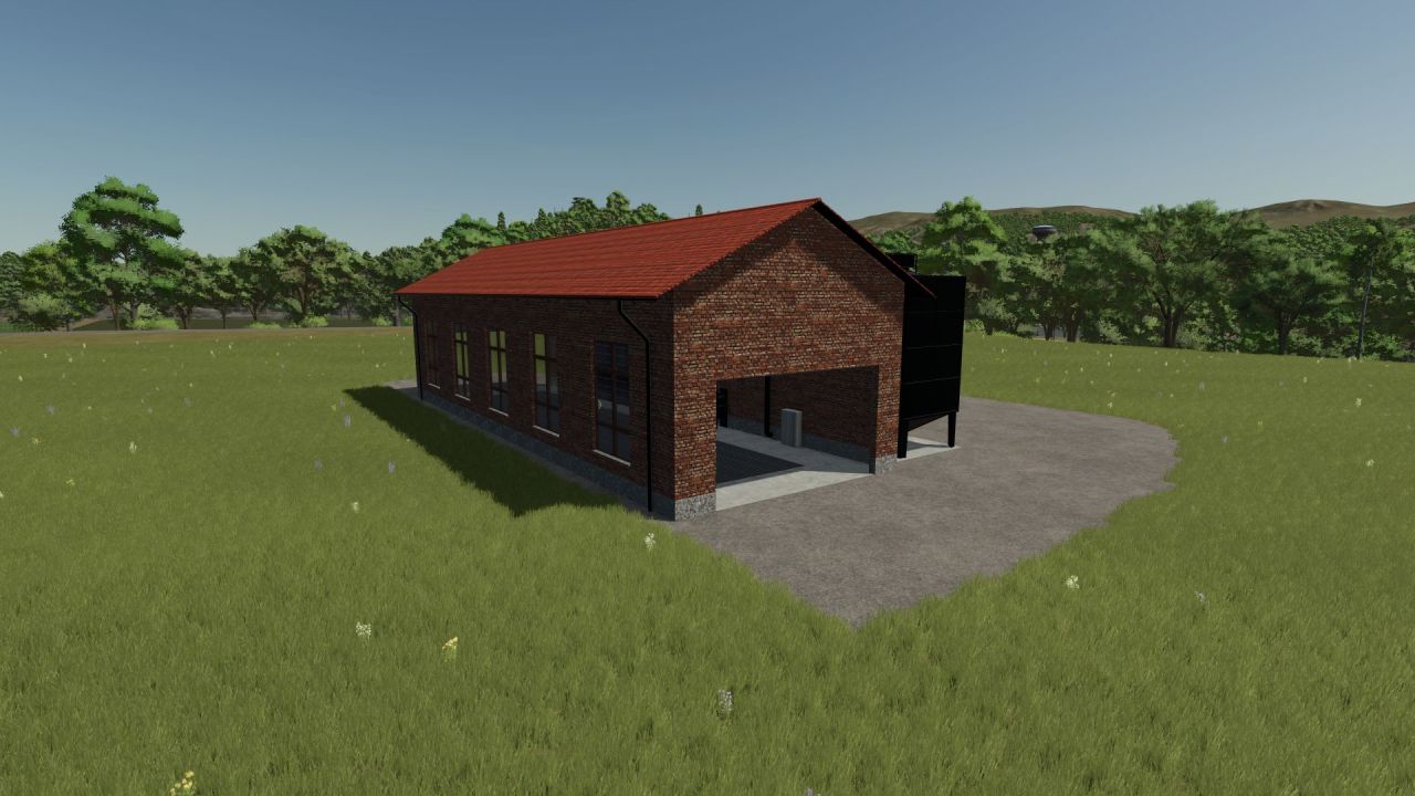 Будівля Brick Grain Complex для Farming Simulator 25