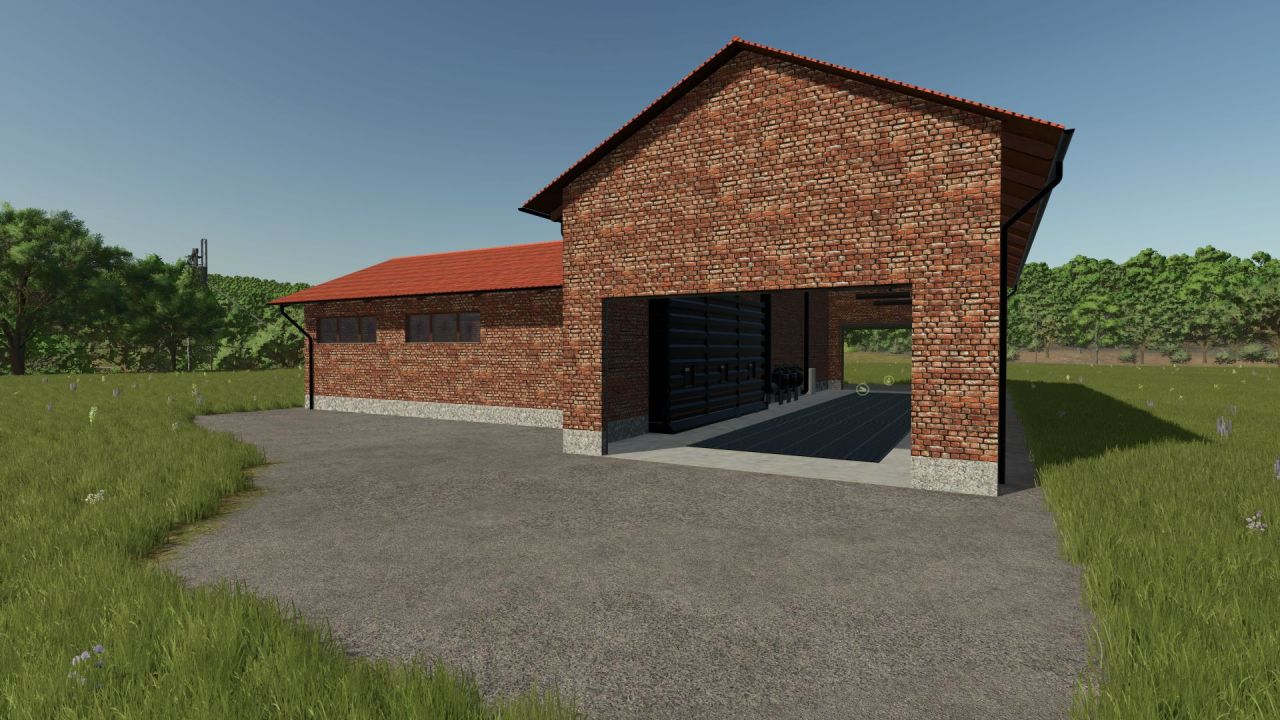 Будівля Brick Grain Complex для Farming Simulator 25