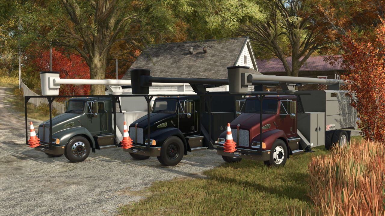 Вантажівка Kenworth T300 для Farming Simulator 25