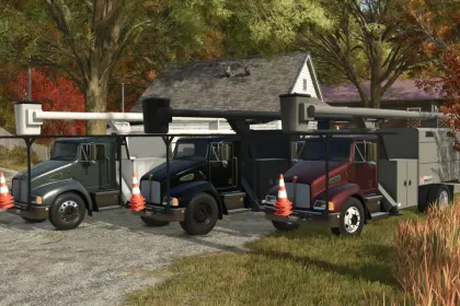 Вантажівка Kenworth T300 для Farming Simulator 25 — 2
