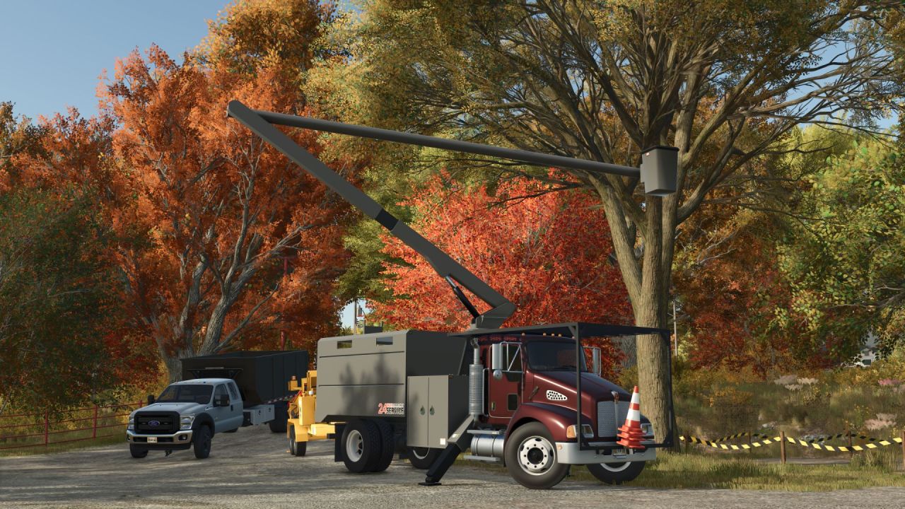 Вантажівка Kenworth T300 для Farming Simulator 25