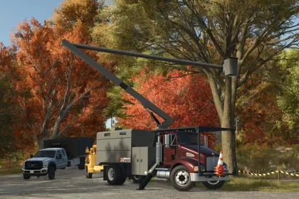 Вантажівка Kenworth T300 для Farming Simulator 25 — 3