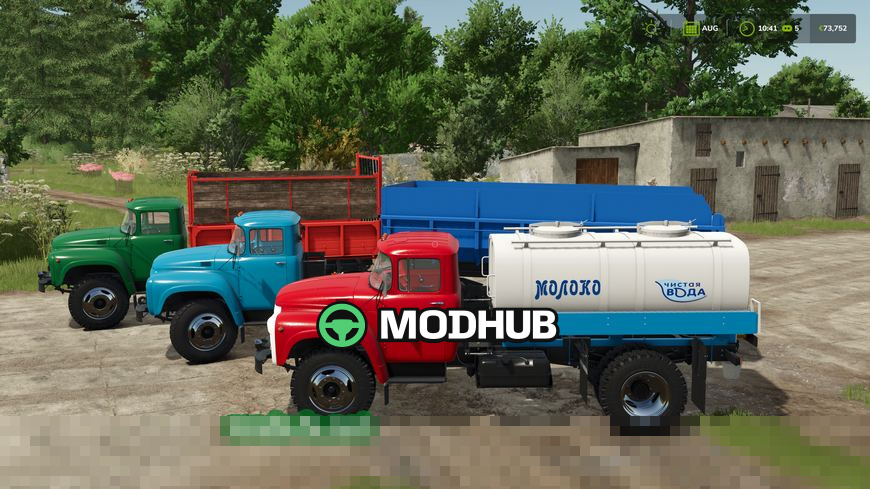 Мод на вантажівку Zil 130 v1.0.0.1 для Фермер Симулятор 25