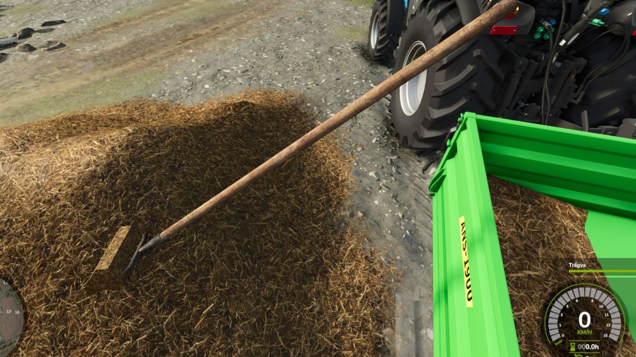Efficient Pitchfork and Shovel Loader E for Farming Simulator 25 — Fork + Shovel