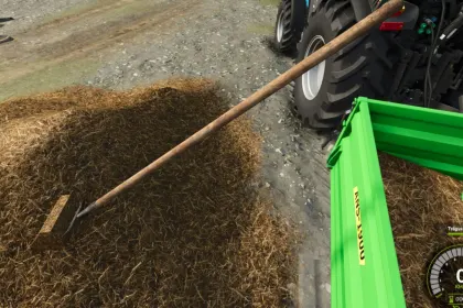 Ефективний Навантажувач Pitchfork and Shovel Loader E для Farming Simulator 25 — Вила + Лопата — 1