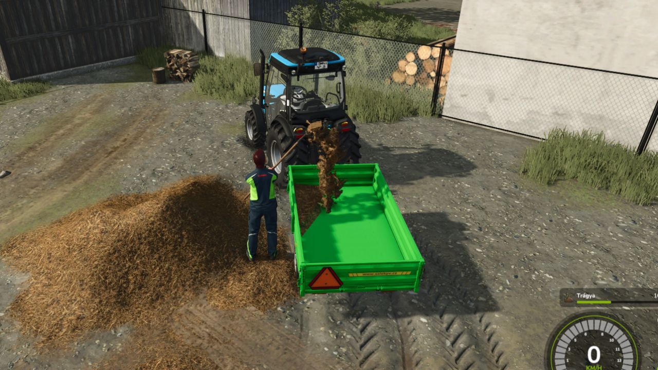 Ефективний Навантажувач Pitchfork and Shovel Loader E для Farming Simulator 25 — Вила + Лопата