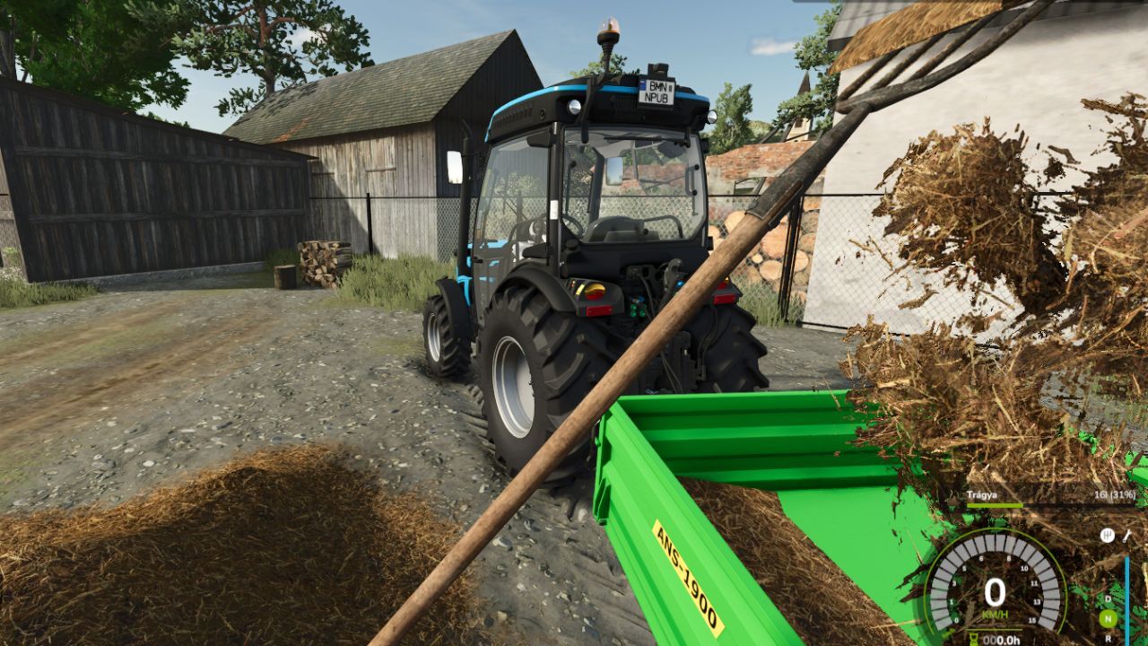 Ефективний Навантажувач Pitchfork and Shovel Loader E для Farming Simulator 25 — Вила + Лопата
