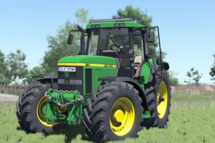 Трактор John Deere 7010 Series для Farming Simulator 25