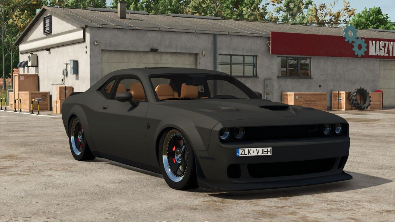 Car Dodge Challenger Hellcat for Farming Simulator 25