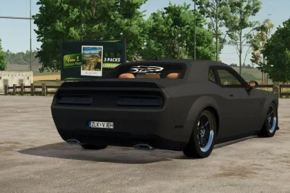 Car Dodge Challenger Hellcat for Farming Simulator 25 — 3