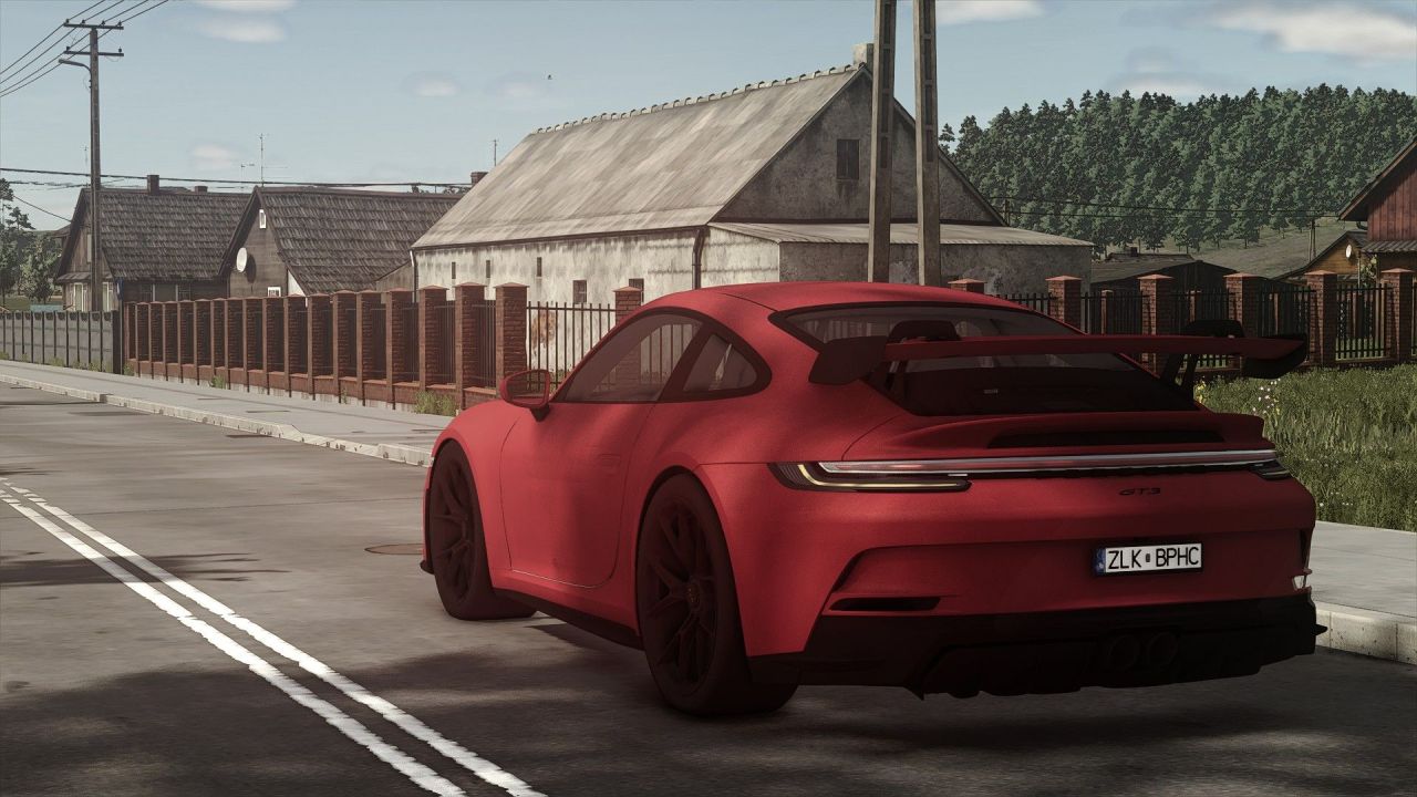 Car Porsche Carrera GT3 for Farming Simulator 25