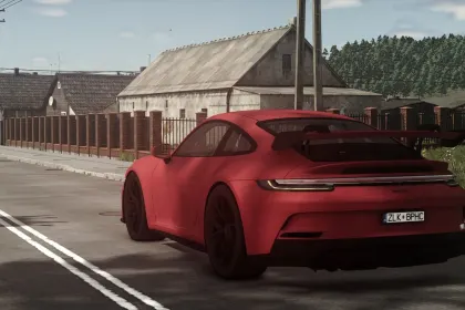 Car Porsche Carrera GT3 for Farming Simulator 25 — 2
