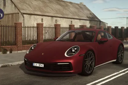 Автомобіль Porsche Carrera 4S для Farming Simulator 25