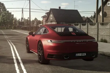Car Porsche Carrera 4S for Farming Simulator 25 — 2