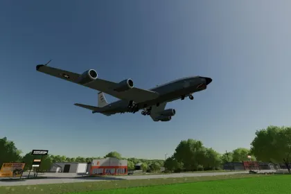 Aircraft Boeing KC-135 Stratotanker for Farming Simulator 22