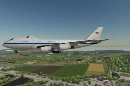 Aircraft Boeing E-4 for Farming Simulator 22