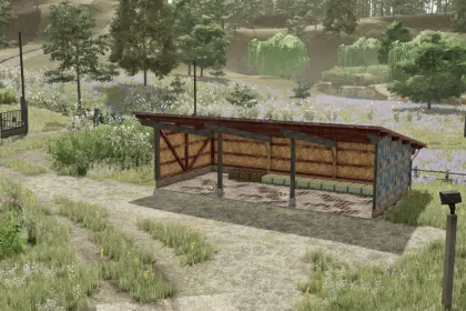Old Pallet Storage for Farming Simulator 25
