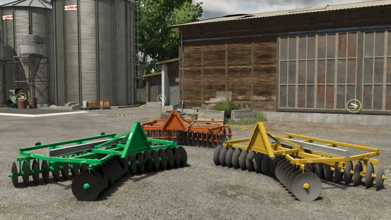Effektive Scheibenegge BDN-320 für Farming Simulator 25 — Realistische Feldarbeit