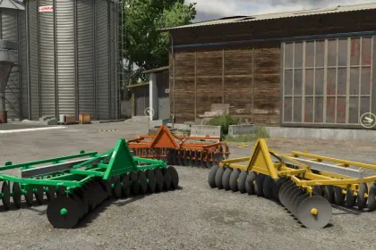 Effektive Scheibenegge BDN-320 für Farming Simulator 25 — Realistische Feldarbeit — 1