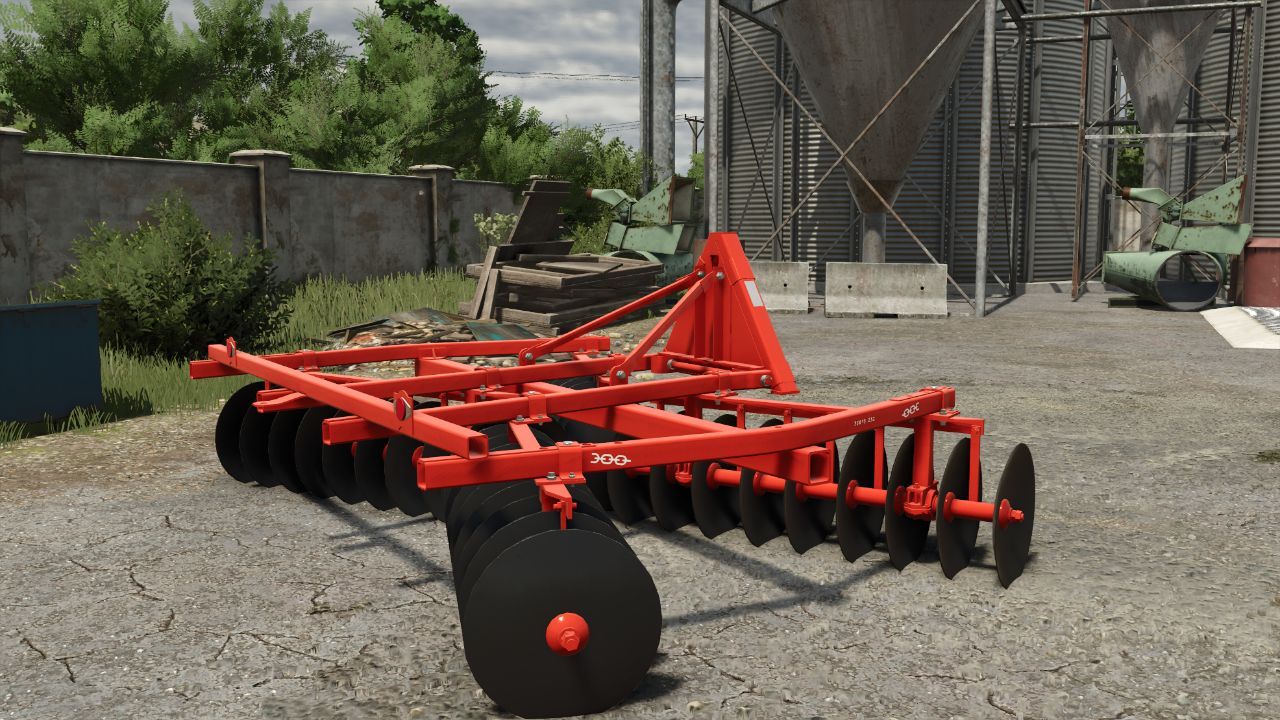Effektive Scheibenegge BDN-320 für Farming Simulator 25 — Realistische Feldarbeit