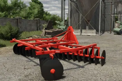 Effektive Scheibenegge BDN-320 für Farming Simulator 25 — Realistische Feldarbeit — 2
