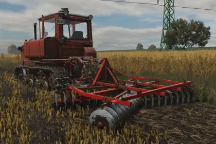 Effektive Scheibenegge BDN-320 für Farming Simulator 25 — Realistische Feldarbeit — 4