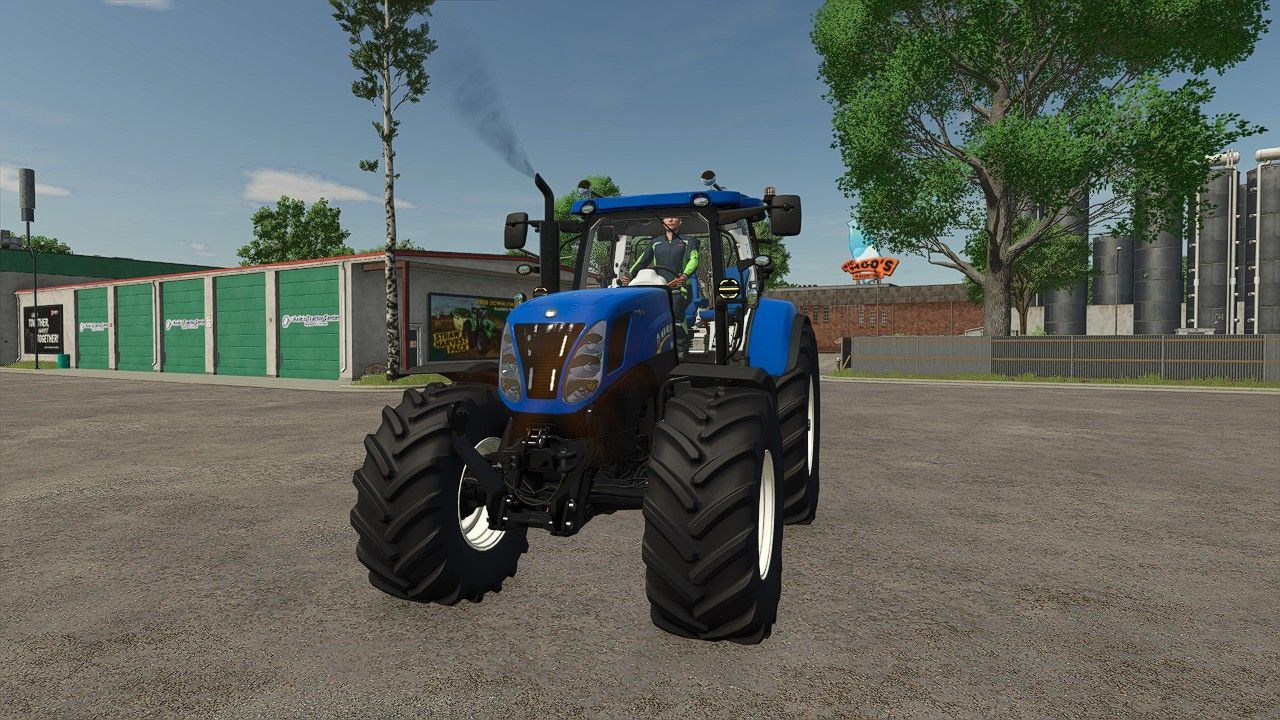 Трактор New Holland T7/T7000 для Farming Simulator 25