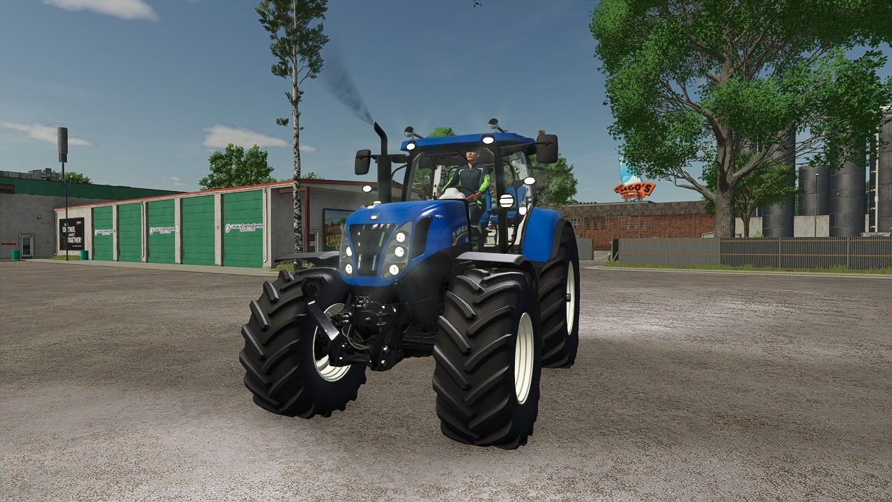 Трактор New Holland T7/T7000 для Farming Simulator 25