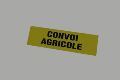 Agricultural Convoy Panel (Prefab) for Farming Simulator 25