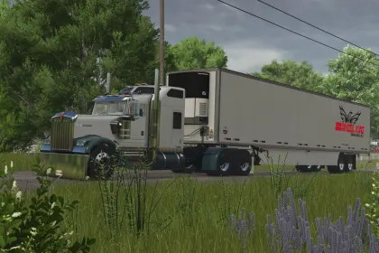 Truck Wabash 53ft Dry Van for Farming Simulator 25