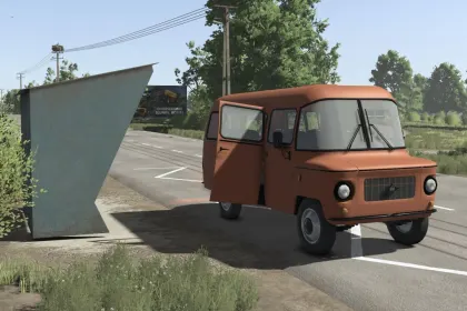 Car Nysa 522 for Farming Simulator 25 — 3