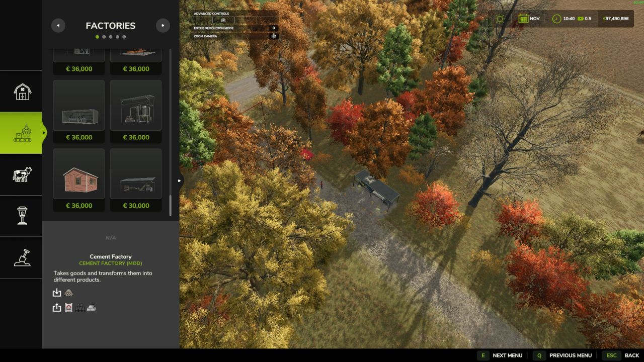 Фабрика цементу для Farming Simulator 25
