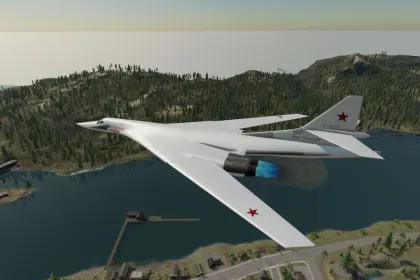Aircraft Tupolev Tu-160 for Farming Simulator 22