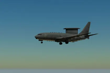 Aircraft Boeing E-7 Wedgetail for Farming Simulator 22