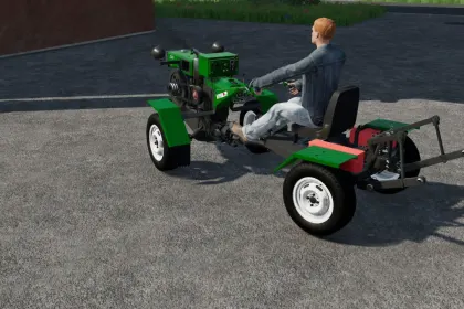Мікро трактор Zubr для Farming Simulator 22 — 4