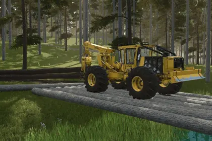 Лісозаготівельний трактор Lizard 632H для Farming Simulator 25 — 2