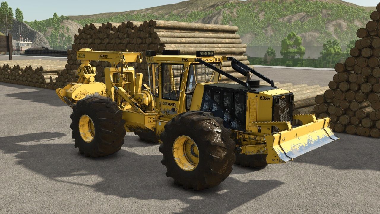 Лісозаготівельний трактор Lizard 632H для Farming Simulator 25