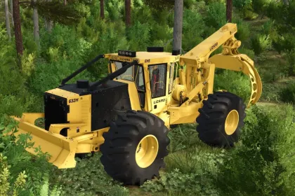 Лісозаготівельний трактор Lizard 632H для Farming Simulator 25 — 4