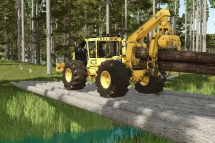 Лісозаготівельний трактор Lizard 632H для Farming Simulator 25 — 5