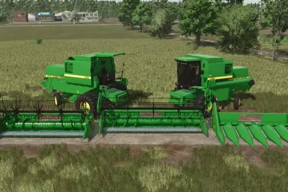 Harvester John Deere 1175 SLC for Farming Simulator 25