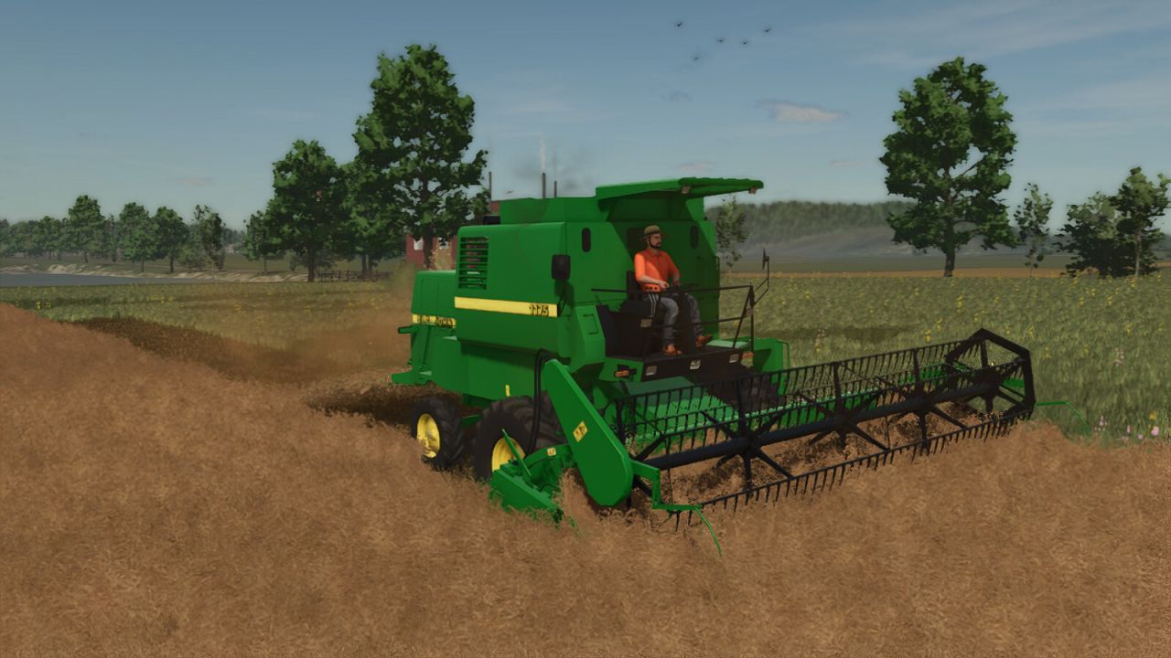 Harvester John Deere 1175 SLC for Farming Simulator 25