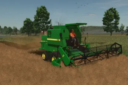 Harvester John Deere 1175 SLC for Farming Simulator 25 — 2