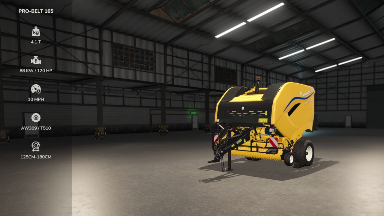 Ефективний Прес-підбирач New Holland ProBelt 165 US/EU для Farming Simulator 25